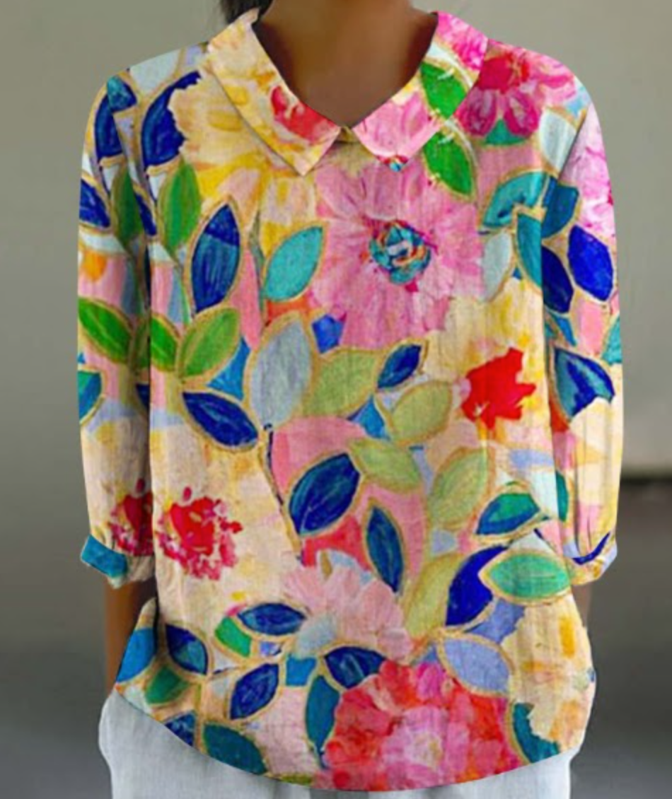Sunlit Garden Linen Shirt