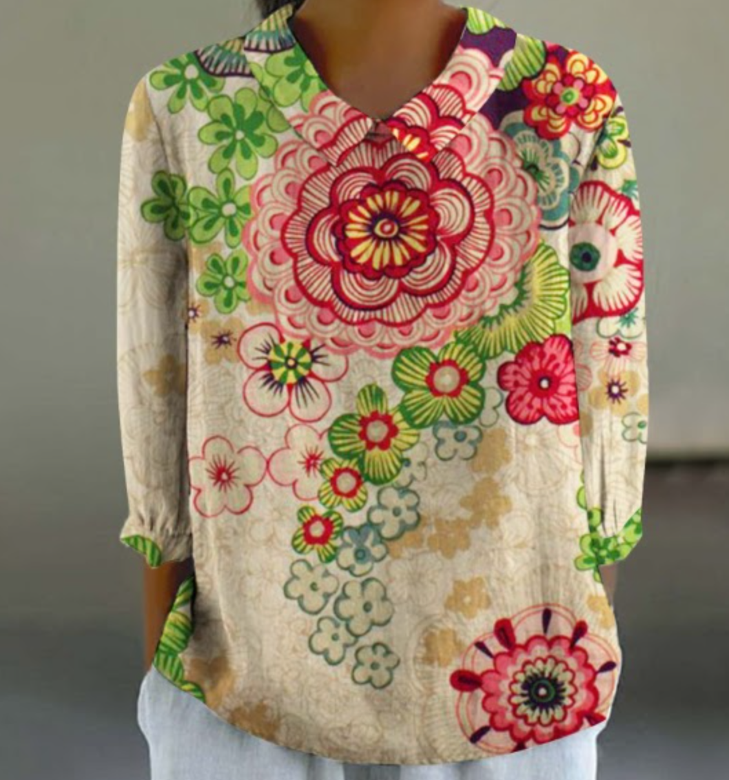 Kyoto Bloom Linen Shirt